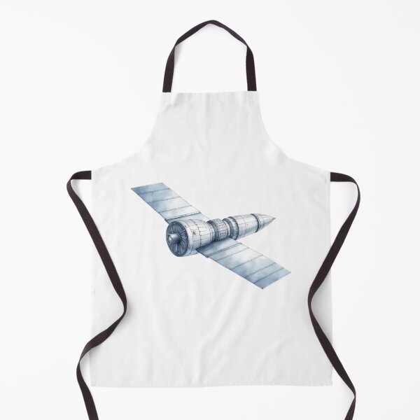 Item preview, Watercolor Satellite Space Illustration designed and sold by SpatialPost.