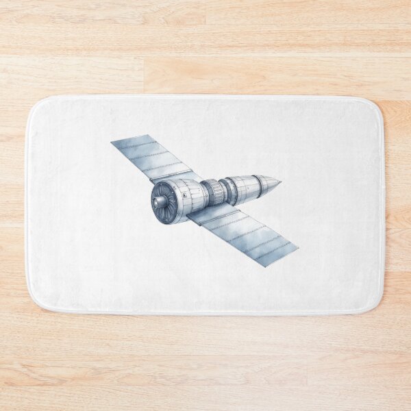 Item preview, Watercolor Satellite Space Illustration designed and sold by SpatialPost.