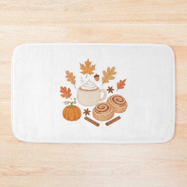 Artikelvorschau, Pumpkin Spice Sticker | Cozy Fall Drink and Cinnamon Rolls entworfen und verkauft von AillustriaAK.