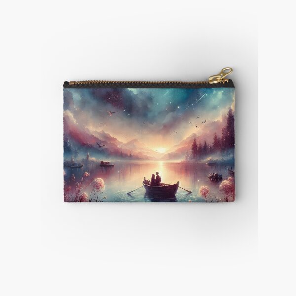 Item preview, Romantic Starry Boat Ride – Valentine’s Space & Nature Lovers  designed and sold by stylishdzign.