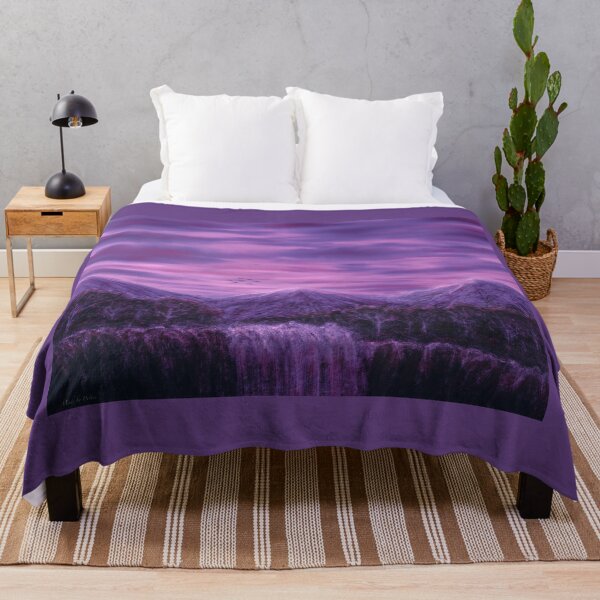 Item preview, Purple vibes forest sky waterfall designed and sold by Witseart.