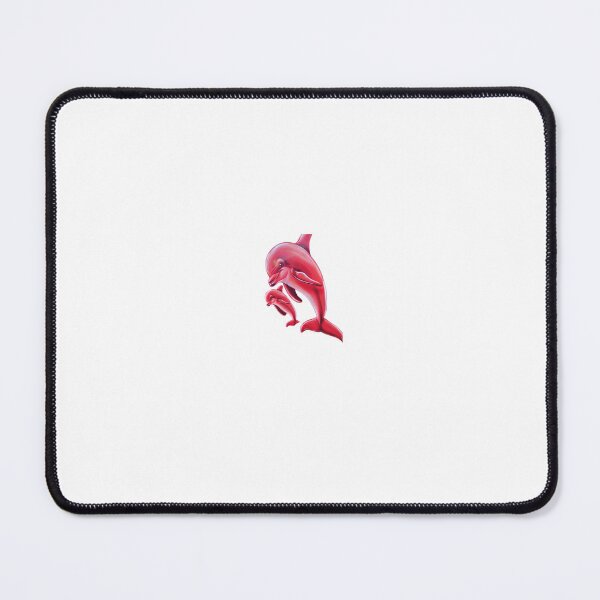 Item preview, Vibrant Pink Dolphins - Aesthetic Oceanic Digital Art designed and sold by AdnanoDesigns.