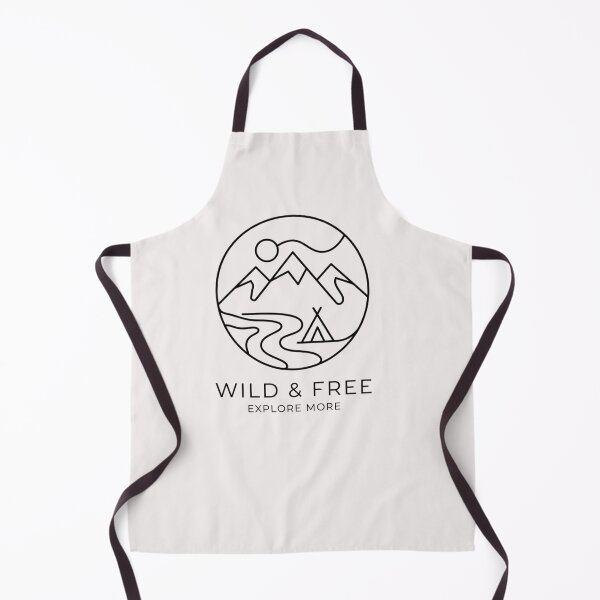 Item preview, Minimalist Mountain Line Art Wild and Free Nature - Adventure Camping designed and sold by TshirtAlles .