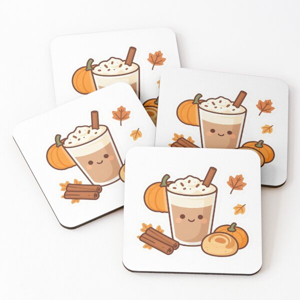 Artikelvorschau, Pumpkin Spice Latte Sticker | Cute Fall Drink Art entworfen und verkauft von AillustriaAK.