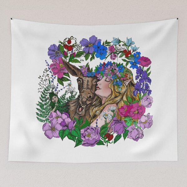Item preview, Titania and Bottom a Midsummer Night’s Dream designed and sold by TraceyEvansArt.