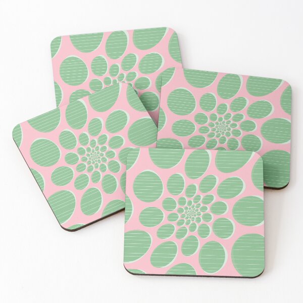 Item preview, Bubblegum Mint | Retro Bubble Pattern designed and sold by Helmina Groper.