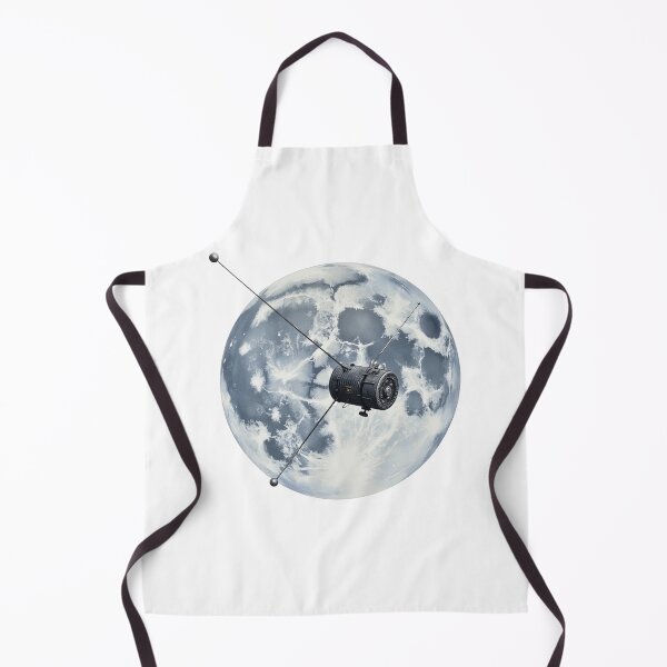 Item preview, Retro Satellite Moon Space Illustration designed and sold by SpatialPost.