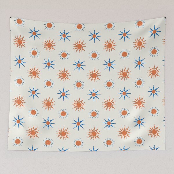 Item preview, Cheerful Repeating Sun Pattern designed and sold by vectalux.