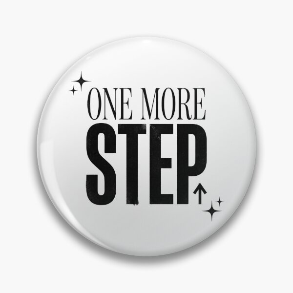 Item preview, One More Step | Minimal Motivation Typography Design designed and sold by lalitacreations.