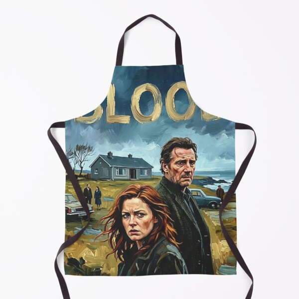 Item preview, Blood TV Series Poster – Intense Irish Crime Drama Art designed and sold by Art's Diner.