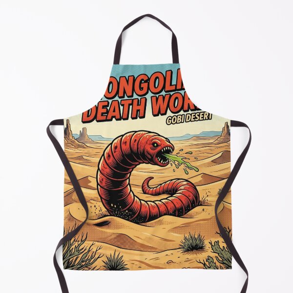 Item preview, Mongolian Death Worm Cryptid – Horror Comic Design designed and sold by redsharkuk.