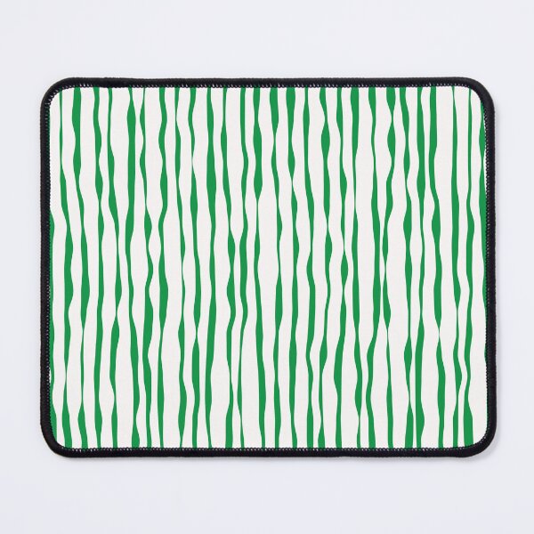 Item preview, Lush Sway – Organic Vertical Lines Abstract Pattern with Rich Green Aesthetic designed and sold by Helmina Groper.