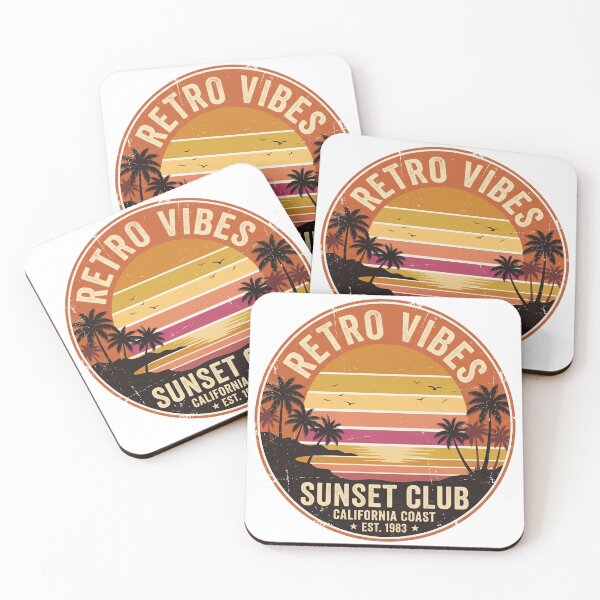 Item preview, Retro Sunset California Summer Vibes Design designed and sold by Klrshop.