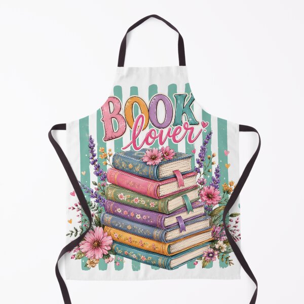 Item preview, Striped Book Lover Floral Wildflower Book Stack Art designed and sold by VGAfanatic.