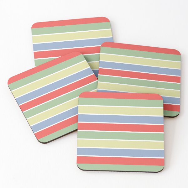 Item preview, Pastel Horizontal Stripe Pattern | Breton Multicolor Seamless  designed and sold by Dino-Lune.