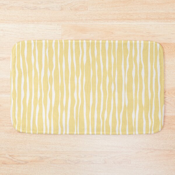 Item preview, Sunshine Sway – Organic Vertical Lines Abstract Pattern with Warm Yellow Aesthetic designed and sold by Helmina Groper.