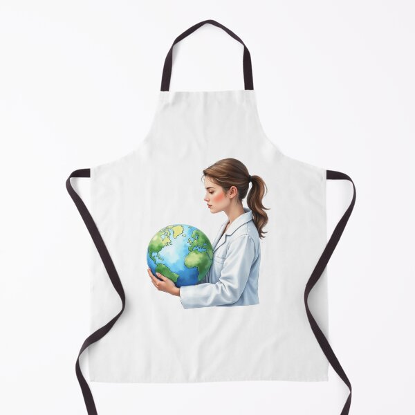 Item preview, Environmental Scientist Earth Illustration designed and sold by SpatialPost.