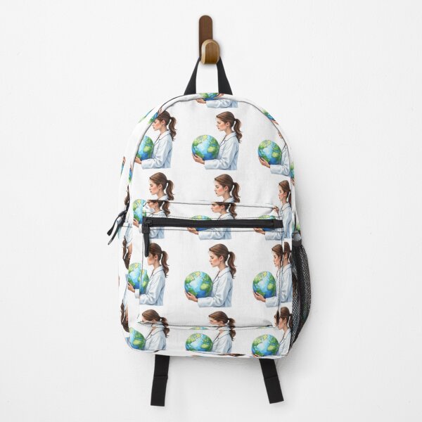 Item preview, Environmental Scientist Earth Illustration designed and sold by SpatialPost.