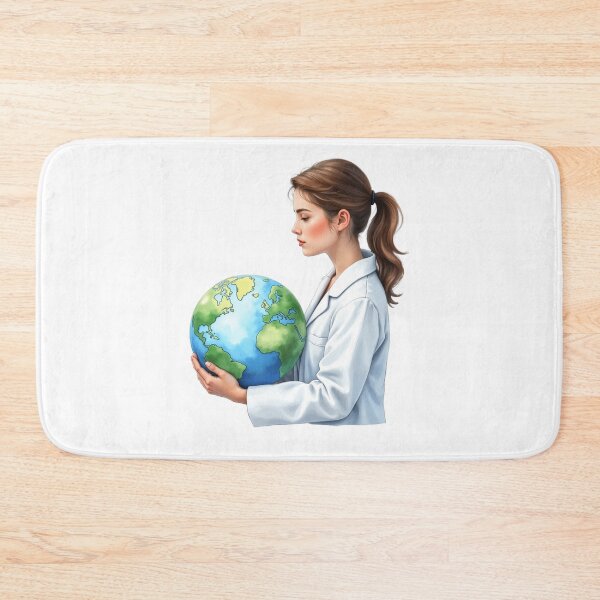 Item preview, Environmental Scientist Earth Illustration designed and sold by SpatialPost.