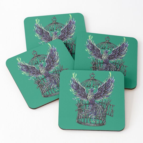 Item preview, Neon Cage Phoenix: Rise from the Illusion designed and sold by CrownINDesign.