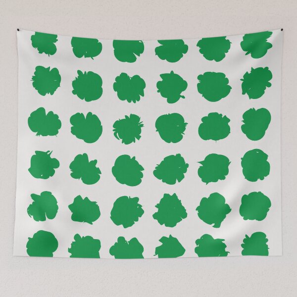 Item preview, Vert Polka Blots – Organic Abstract Pattern with Natural Rhythm designed and sold by Helmina Groper.