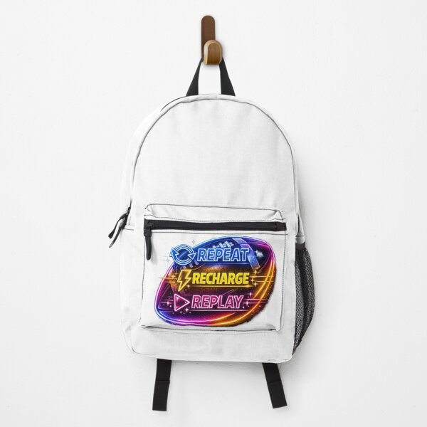 Item preview, Repeat Recharge Replay – Neon Football Motivation Design designed and sold by EdgeSphere.