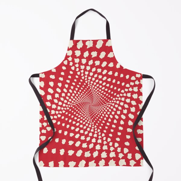 Item preview, Scarlet Spiral Scatter – Bold Abstract Pattern with Dynamic Movement designed and sold by Helmina Groper.