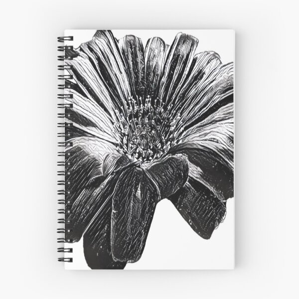 Item preview, Minimalist Black and White Daisy Sketch Graphic Illustration designed and sold by BalkanBloom.