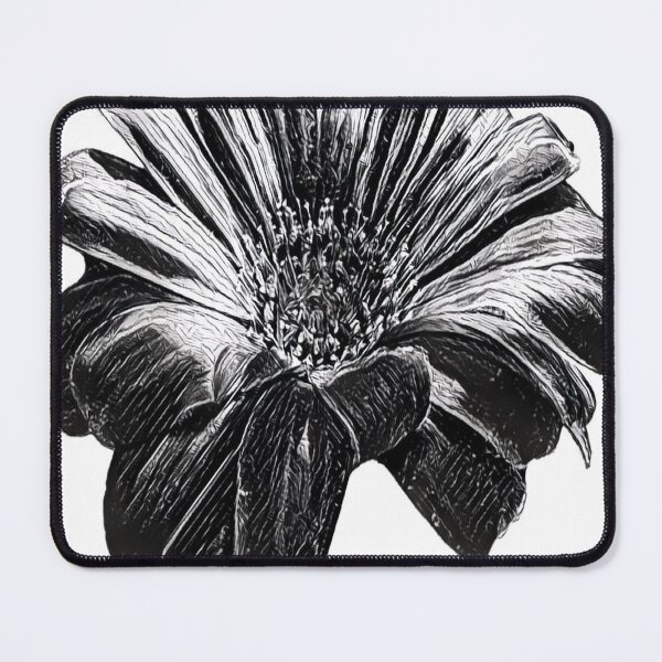 Item preview, Minimalist Black and White Daisy Sketch Graphic Illustration designed and sold by BalkanBloom.