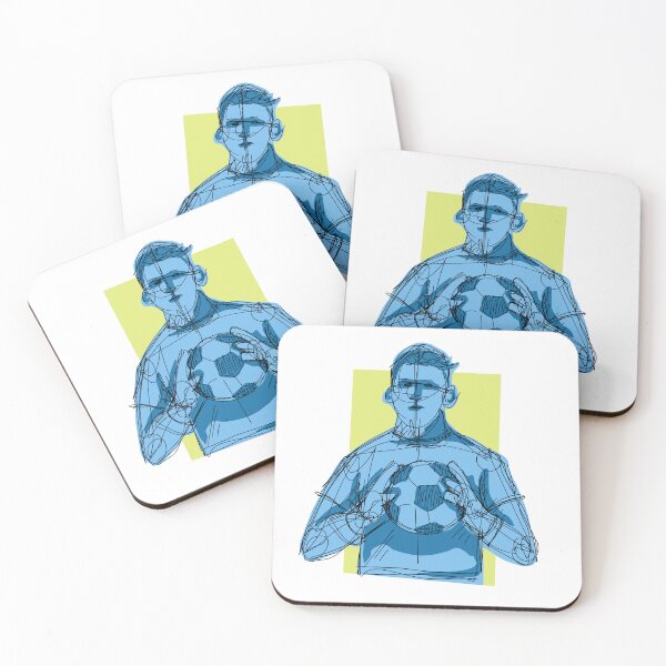Item preview, The Goalkeeper with white background  designed and sold by missmann.