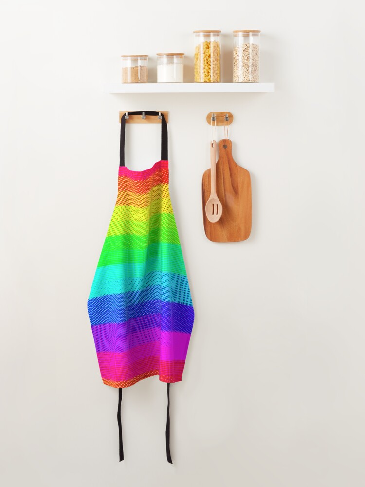 Thumbnail 4 of 6, Apron, Halftone Pride Ladder designed and sold by ManexSFX.