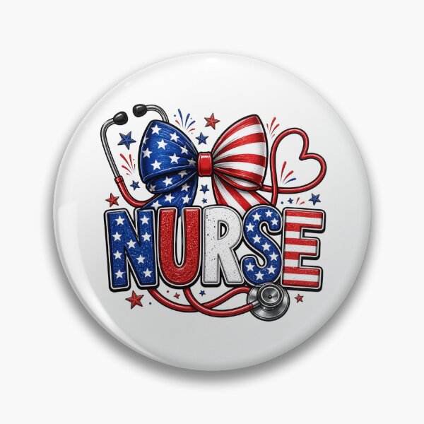 Item preview, Patriotic Nurse | American Flag Nurse Fourth of July Design designed and sold by Chelle's Custom Crafts.