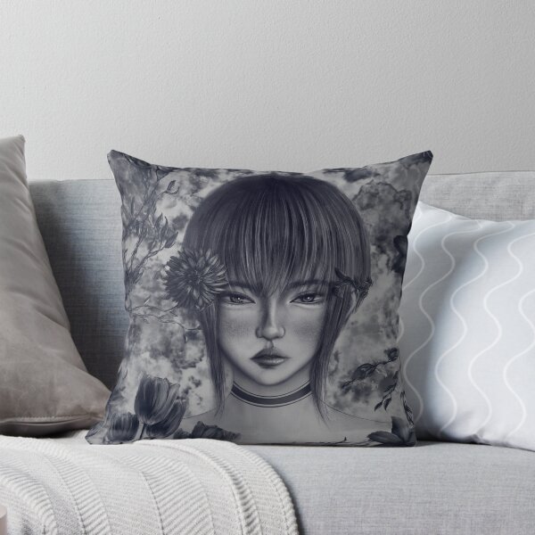 Item preview, Beautiful girl surrounded by flowers designed and sold by Witseart.