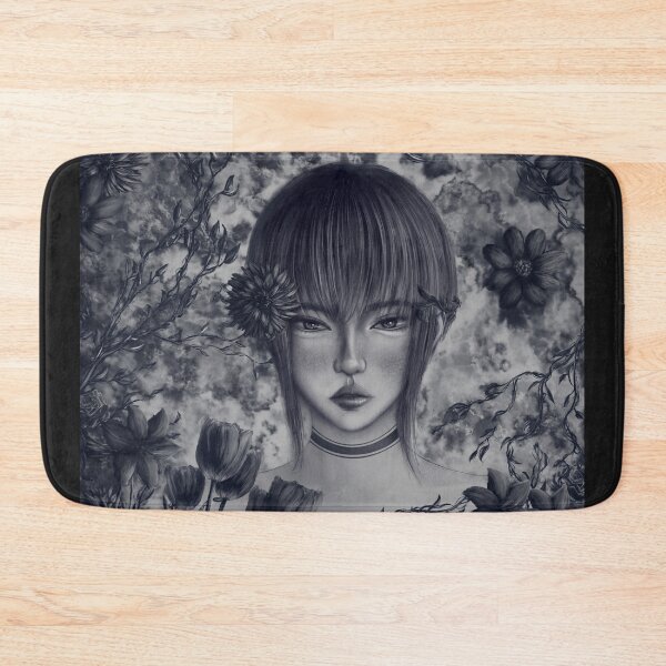 Item preview, Beautiful girl surrounded by flowers designed and sold by Witseart.