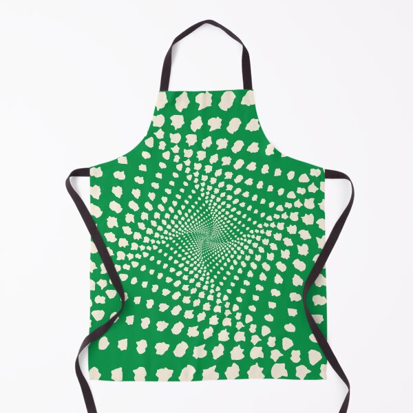 Item preview, Verdant Spiral Scatter – Organic Abstract Pattern with Flowing Motion designed and sold by Helmina Groper.
