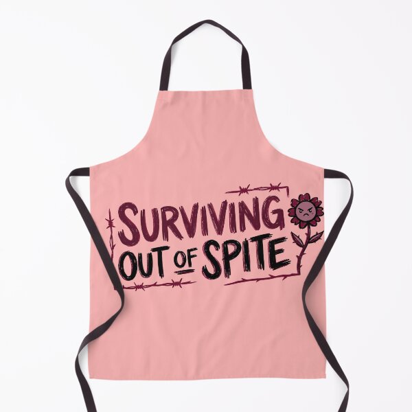 Item preview, Surviving Out Of Spite Funny Edgy Quote designed and sold by axelpua.