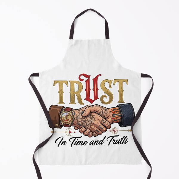 Item preview, ⚓ Trust In Time and Truth ? | Vintage Handshake Loyalty Graphic ❤️‍? designed and sold by MAStrends.
