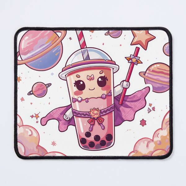 Item preview, Sky Precure Kawaii Galaxy Bubble Tea Magical Girl – Cute Pastel Boba Fantasy designed and sold by Vvmd.