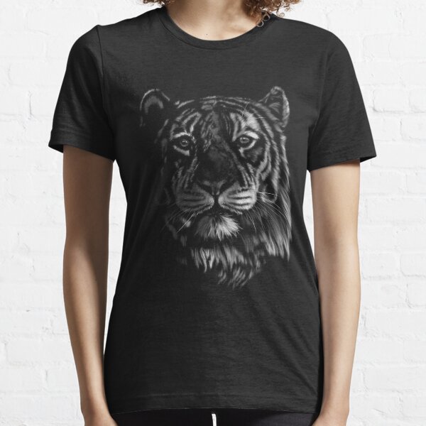 White Tiger Watercolor Ladies' T-shirt Women's Tees 