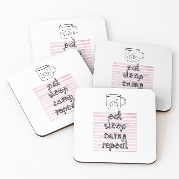 Item preview, eat sleep camp repeat | camping graphic designed and sold by tori-isCreating.