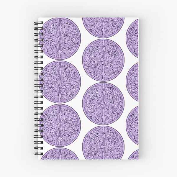 Item preview, Purple Botanical Cross Section Illustration designed and sold by Bio Tech Art.