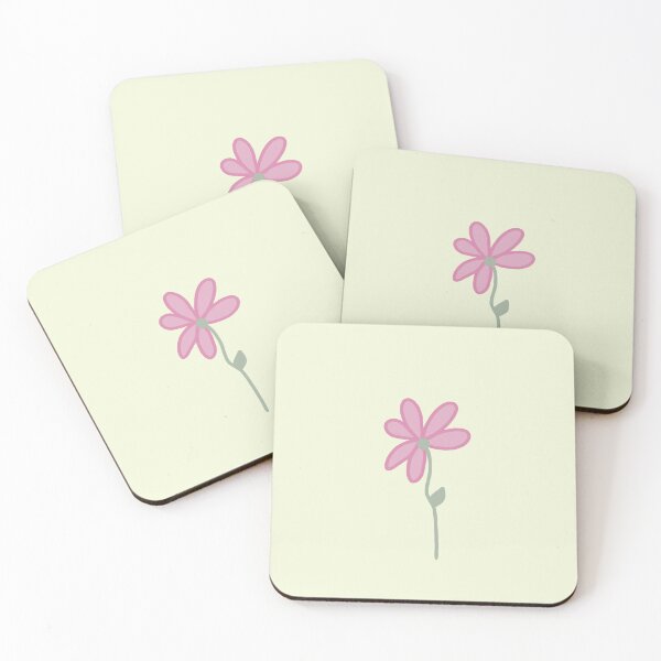 Item preview, Pink flower with green stem designed and sold by beautifulprince.
