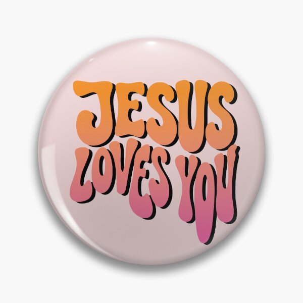 Item preview, Jesus Loves You Sticker designed and sold by bolimj.
