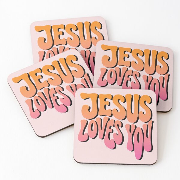 Item preview, Jesus Loves You Sticker designed and sold by bolimj.
