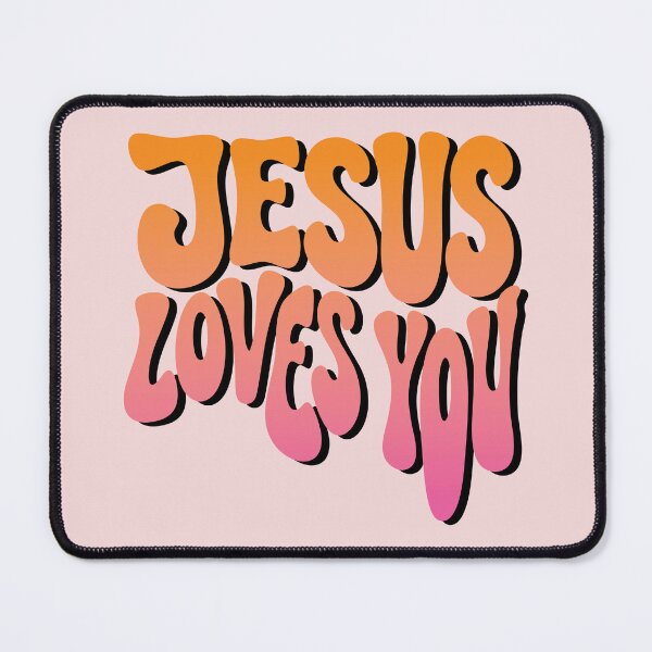 Item preview, Jesus Loves You Sticker designed and sold by bolimj.