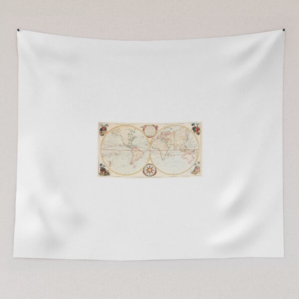 Item preview, Vintage Bowles Pocket Map of the World designed and sold by Bart4jesus.