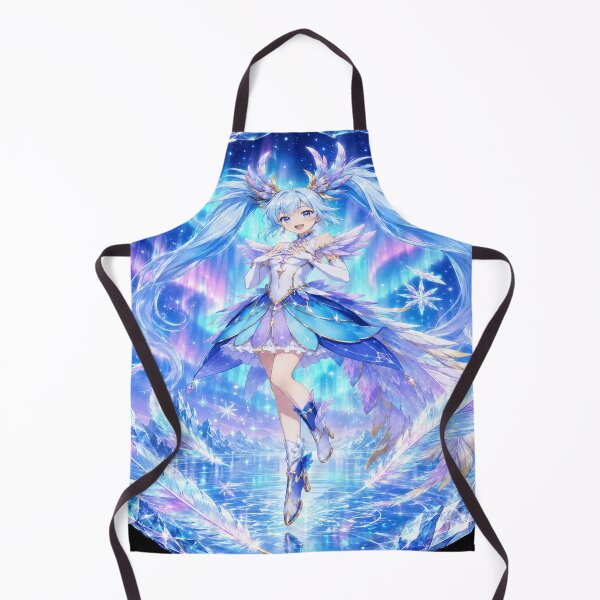 Item preview, Sky Precure Ice Crane Aurora Magical Heroine Anime Art designed and sold by POD DYNASTY | Original Print On Demand T-Shirt Graphics.