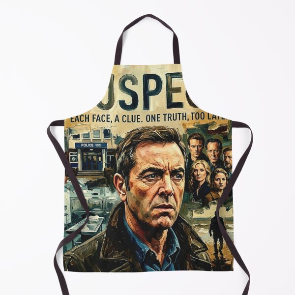 Item preview, Suspect TV Series Poster – Intense Psychological Crime Drama Art designed and sold by Art's Diner.