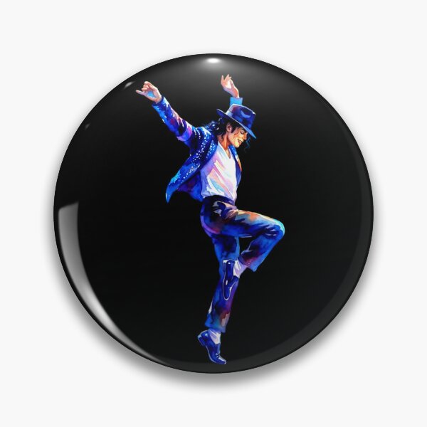 Item preview, King of Pop Watercolor Dance Art Illustration designed and sold by ExploreAura Studio.