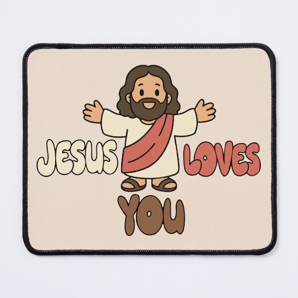 Item preview, Jesus Loves You Sticker designed and sold by bolimj.